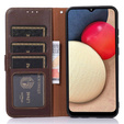 Flip case for OnePlus 12 5G, KHAZNEH RFID, brown / blue