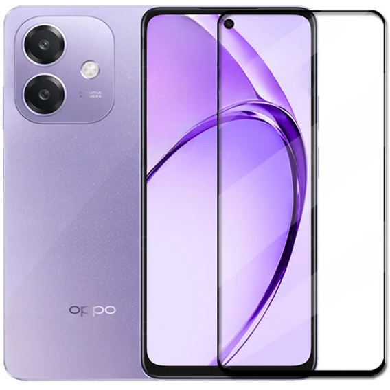 3D Tempered Glass for Oppo A40 / Oppo A40m, black frame