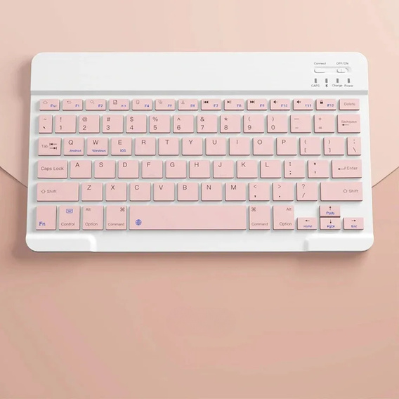 Wireless keyboard and Bluetooth mouse set for Android/Windows, pink