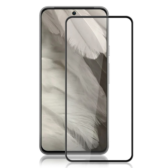 Mocolo Full Glue Tempered Glass for Google Pixel 8, black frame
