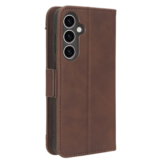 Flip case for Samsung Galaxy S23 FE, Card Slot, brown