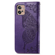 Flip case for Motorola Moto G32, Butterfly, purple