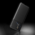 Case for Motorola Moto G60, Carbon Gel, black