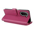 Crossbody Leather Wallet flip case for Xiaomi Redmi A5, maroon