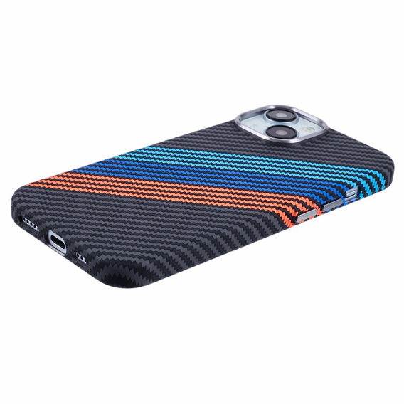 MagSafe's iPhone 14 Case, Carbon Fiber, dark blue