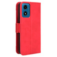 Flip case for Motorola Moto G24 / G24 Power / G04, Card Slot, red