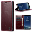 CASEME flip case for Samsung Galaxy S8, Waxy Textured, red