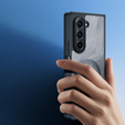 DuxDucis case for Samsung Galaxy Z Fold6 5G, Aimo case, for MagSafe, transparent / black