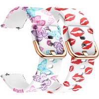 Silicone Strap for Samsung Galaxy Watch Active 20mm, Butterfly