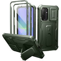 Armored case for Samsung Galaxy A36 5G, Dexnor Full Body (Two Frames), green