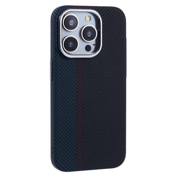 MagSafe's iPhone 13 Pro Max Case, Carbon Fiber, black / blue