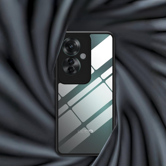 Case for Oppo Reno 11F 5G, Fusion Hybrid, matt / black