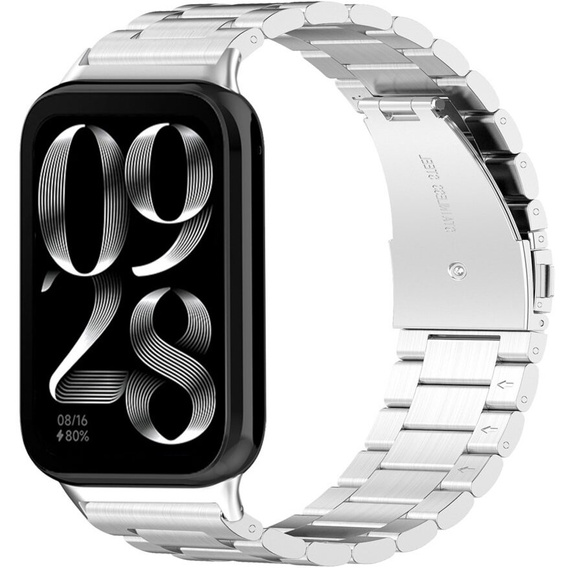 Steel Bracelet for Xiaomi Smart Band 8 Pro, Silver
