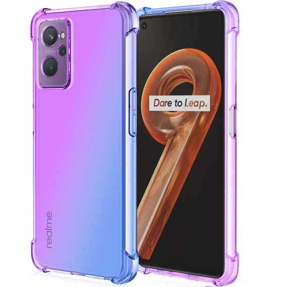 Case for Motorola Moto G14, Gradient Dropproof, Purple / blue