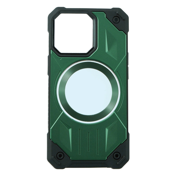 Case for iPhone 14 Pro, Heavy Duty, for MagSafe, green