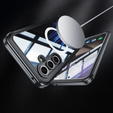 Case for Samsung Galaxy S25+ Plus, Shockproof, with glass, for MagSafe, black
