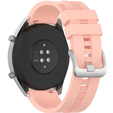 22mm Silicone strap with buckle for Huawei Watch GT / Watch GT2 - White