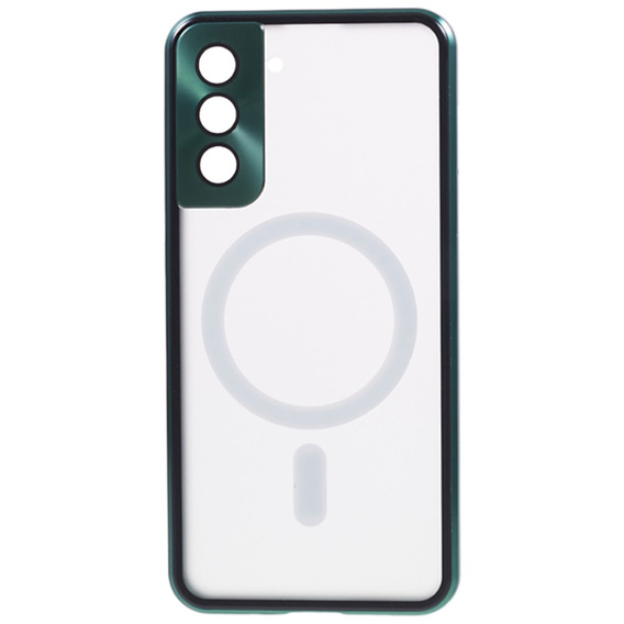 Magnetic Dual Glass MagSafe case for Samsung Galaxy S21+ Plus, green