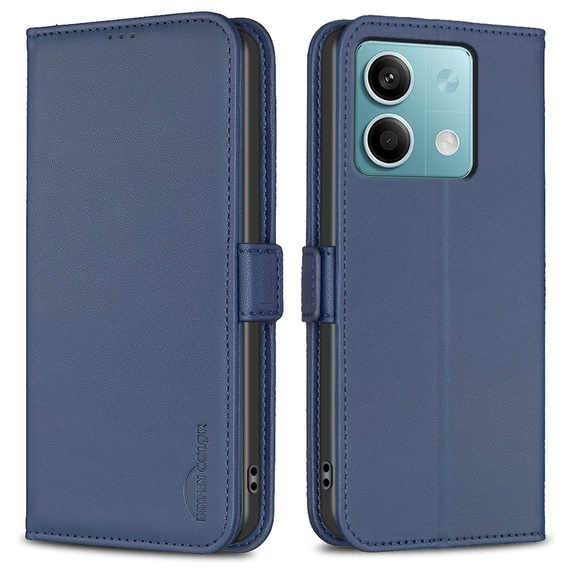 Flip case for Xiaomi Redmi Note 13 5G, BINFEN Wallet, blue