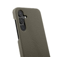 MELKCO case for Samsung Galaxy S24, leather, grey