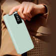 Flip case for Samsung Galaxy S25+ Plus, Smart View Wallet, green