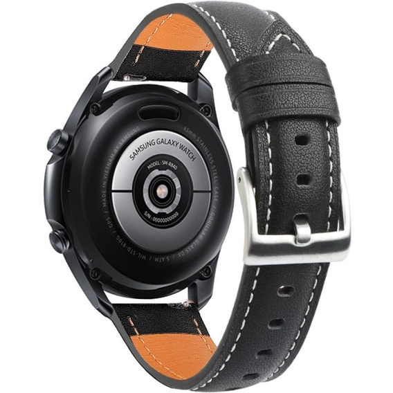 Leather Belt for Samsung Galaxy Watch 42mm - Black
