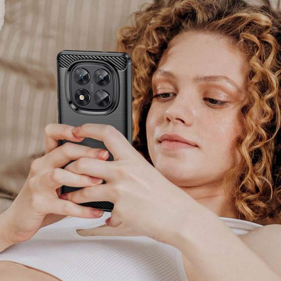 Case for Xiaomi Redmi Note 14 Pro, Carbon, black
