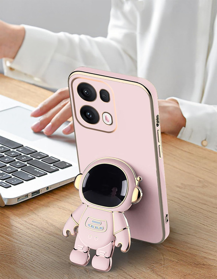 Case for Oppo Reno 13, Astronaut, pink