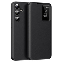 Flip case for Samsung Galaxy S24, Smart View Wallet, black