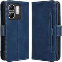 Flip case for Infinix Hot 50i 4G, Card Slot, dark blue