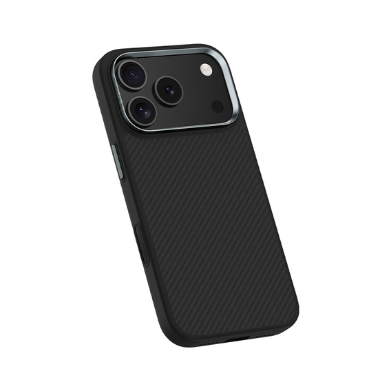 BENKS Kevlar Armor PRO Carbon Fiber 600D A070 case for MagSafe with active button for iPhone 17 Pro Max