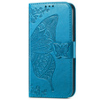Flip case for Samsung Galaxy A16, Butterfly, blue