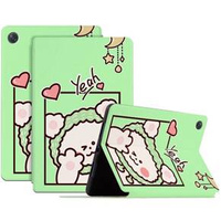 Flap case for Lenovo Tab M10 Plus 10.6 Gen 3 TB-125F TB-128F, green bear