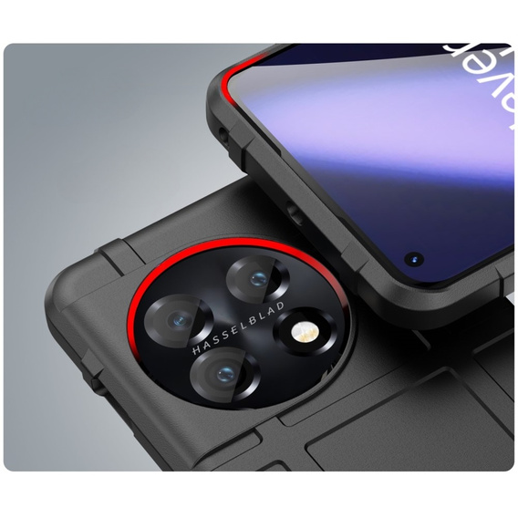 Case for OnePlus 11 5G, Rugged Shield, black