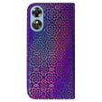 Flip case for Oppo A17, Wallet mandala, purple