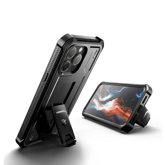 Armored case for iPhone 14 Pro Max, Dexnor Full Body, black