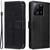 Flip case for Xiaomi 13T / 13T Pro, tree, black