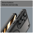 Armoured case for Samsung Galaxy S25 FE, for MagSafe, matt black