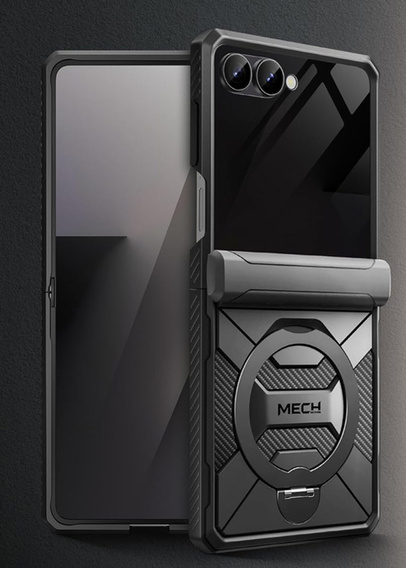 Tongate MECH case with MagSafe for Samsung Galaxy Z Flip 7, black