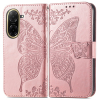 Flip case for Xiaomi Redmi A5, Butterfly, pink rose gold