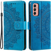 Flip case for Samsung Galaxy A14 4G/5G, Mandala, blue