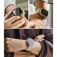 RINGKE case for Apple Watch 4/5/6/SE 40mm, Slim, 2-Pack, Clear/Black