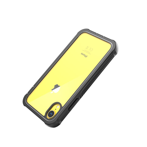 Case for iPhone XR, Shockproof, with film, black