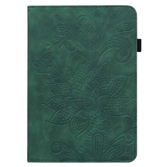 Flap case for Lenovo Tab M9, flower, green