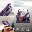 Armored case for Samsung Galaxy S20 FE, Dexnor Full Body, dark purple