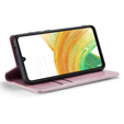 CASEME flip case for Samsung Galaxy A33 5G, Waxy Textupink, pink