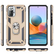 Armor Case for Xiaomi Redmi Note 10 Pro, Nox Case Ring, gold