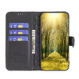Flip case for Samsung Galaxy A15, Wallet, BINFEN COLOR, black