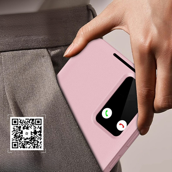 Flip case for Samsung Galaxy A56 5G, Smart View Wallet, pink
