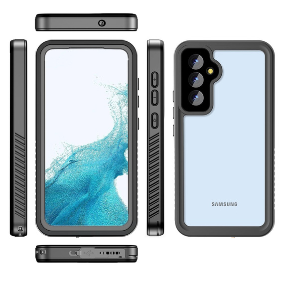IP68 Waterproof Case for Samsung Galaxy A54 5G, black
